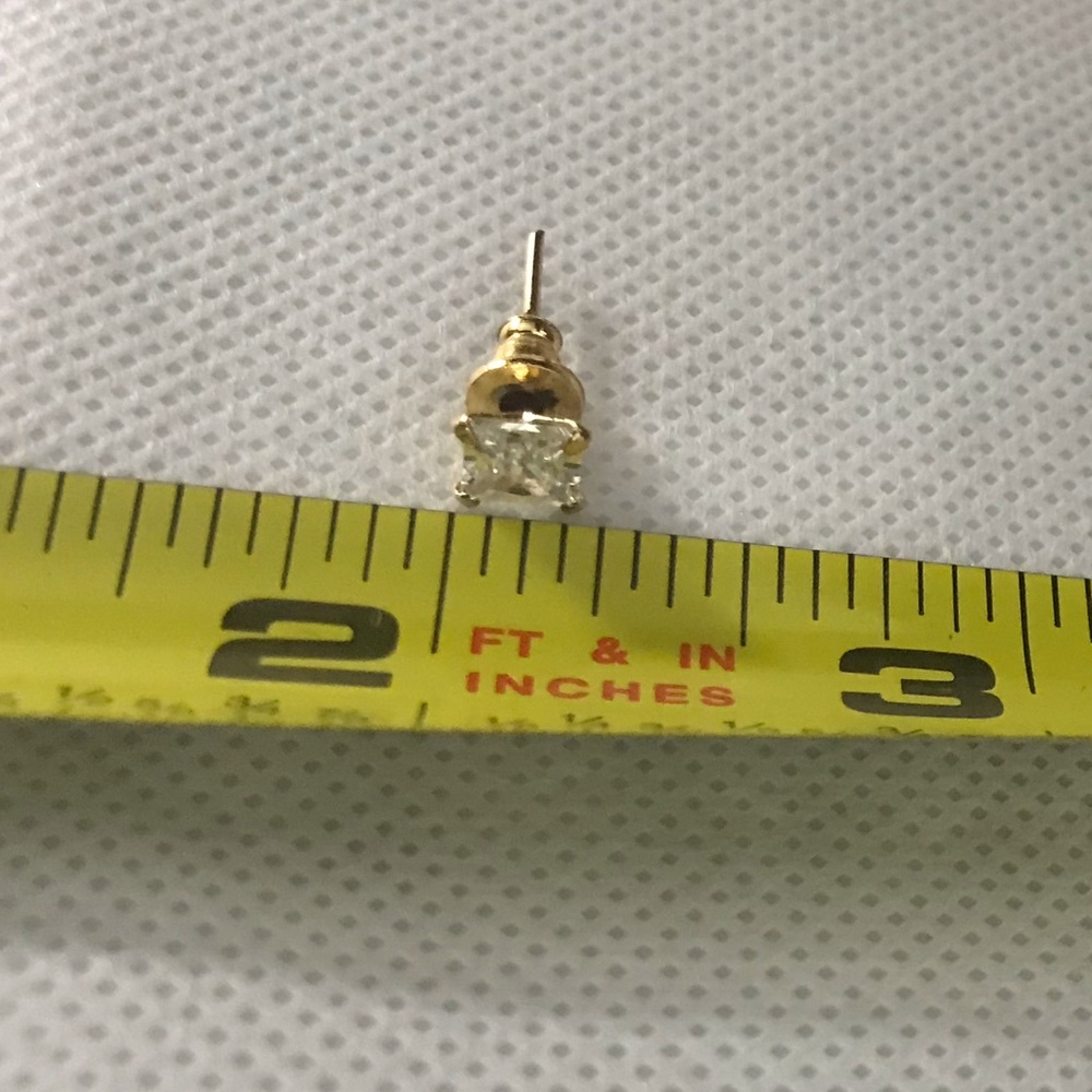 1 Cttw Princess Cut / 5⭐️ Rated Square - Picture 5 of 8